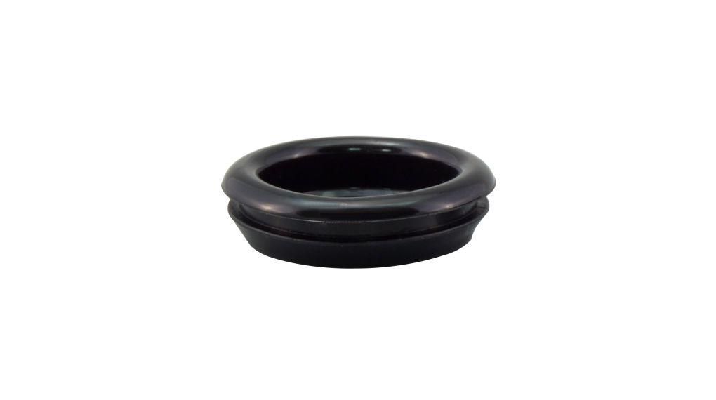 Cable Grommet, 20.8mm, Black